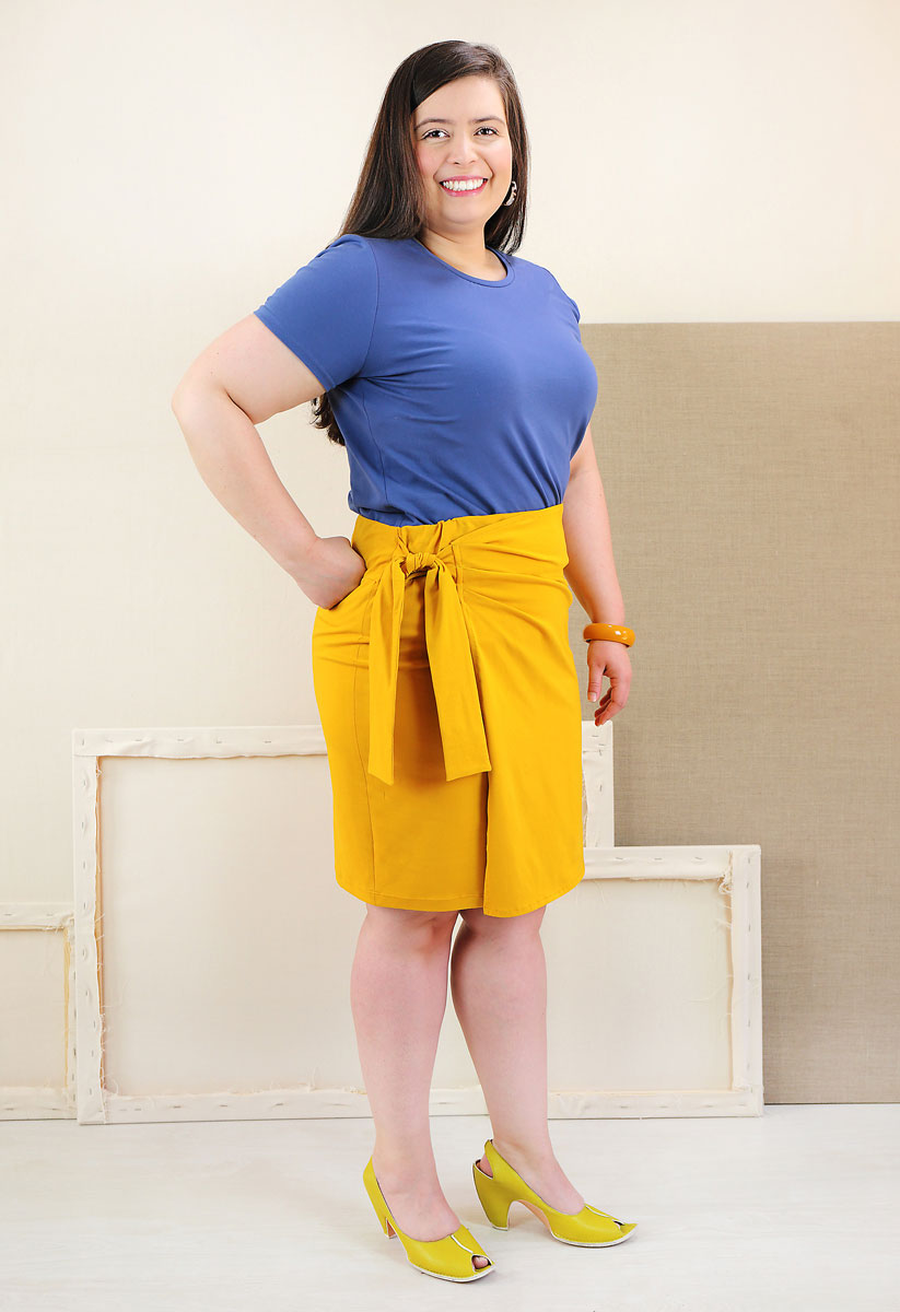 Liesl + Co Kensington Knit Skirt