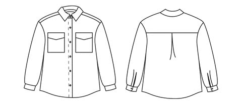 Papercut Patterns Child/Teen Remy Shirt