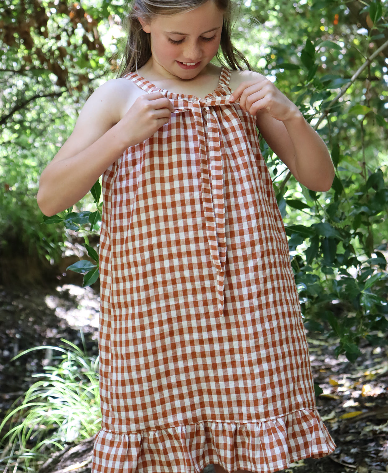 Below the Kōwhai Baby/Child Kororā Dress PDF