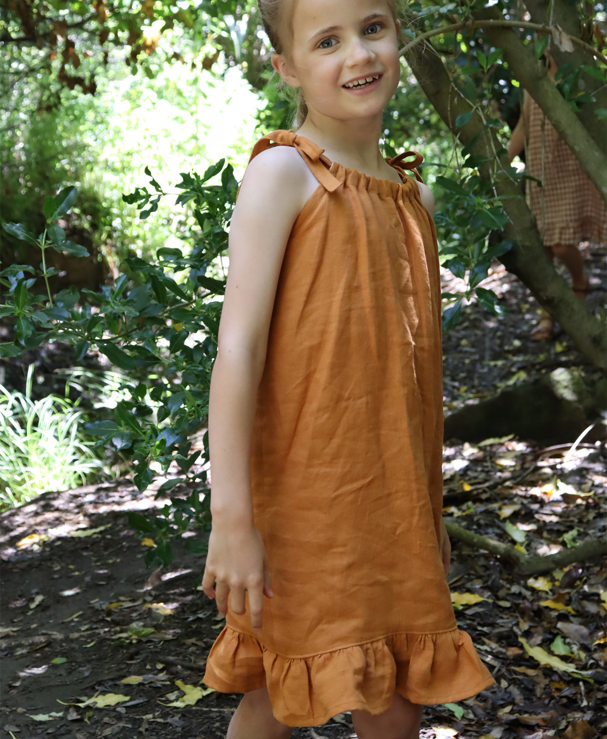 Below the Kōwhai Baby/Child Kororā Dress PDF