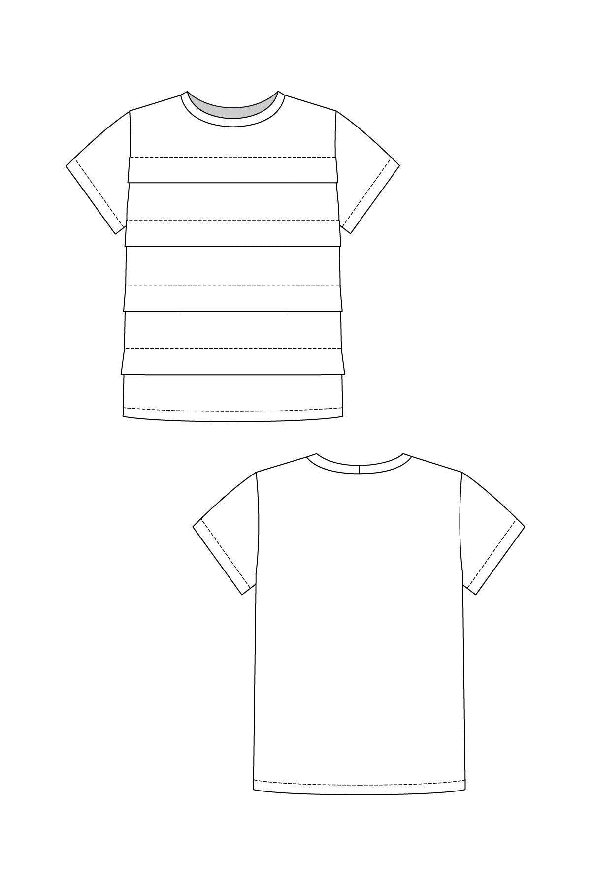 Named Laurie Pleated Tee