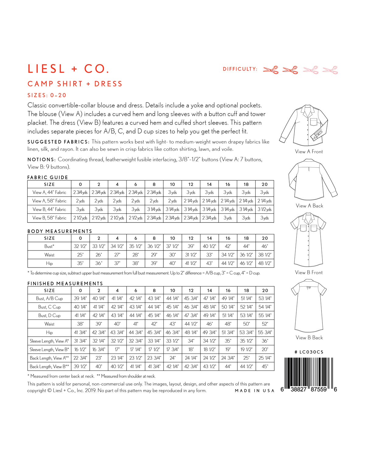 Liesl + Co Camp Shirt and Dress