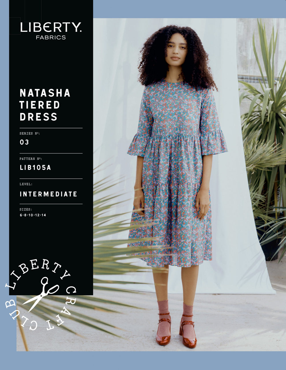 Liberty Sewing Patterns Natasha Tiered Dress