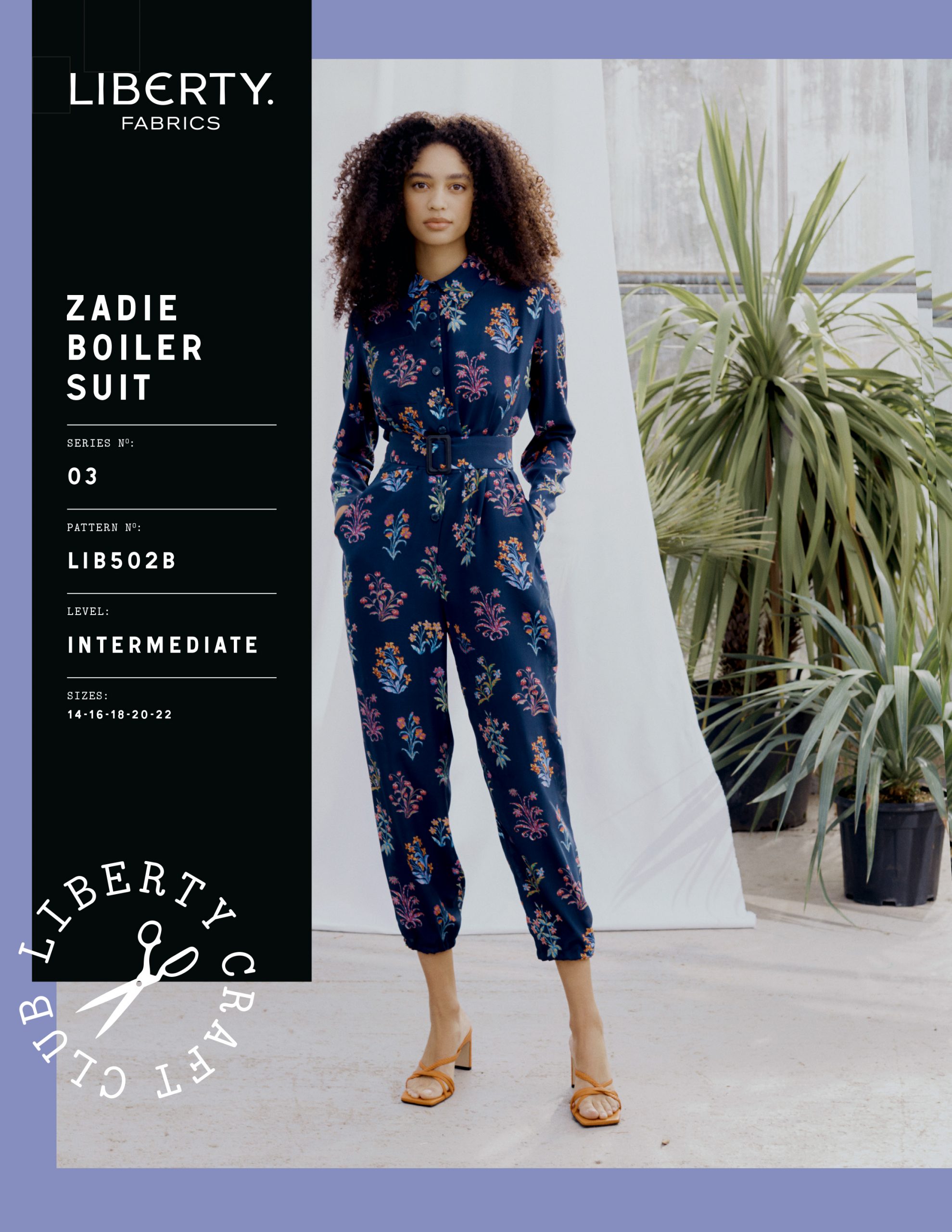 Liberty Sewing Patterns Zadie Boiler Suit
