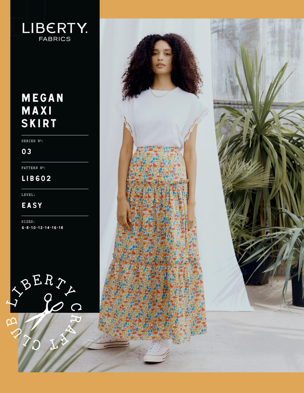 Liberty Sewing Patterns Megan Maxi Skirt