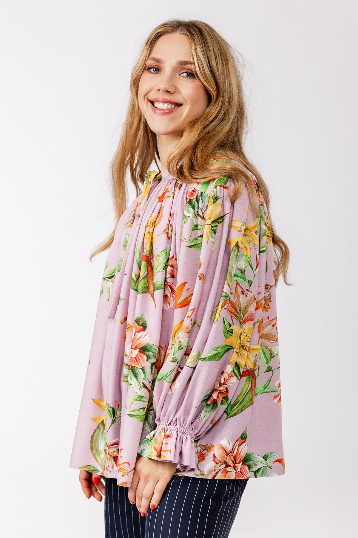 Named Liia Gathered Blouse