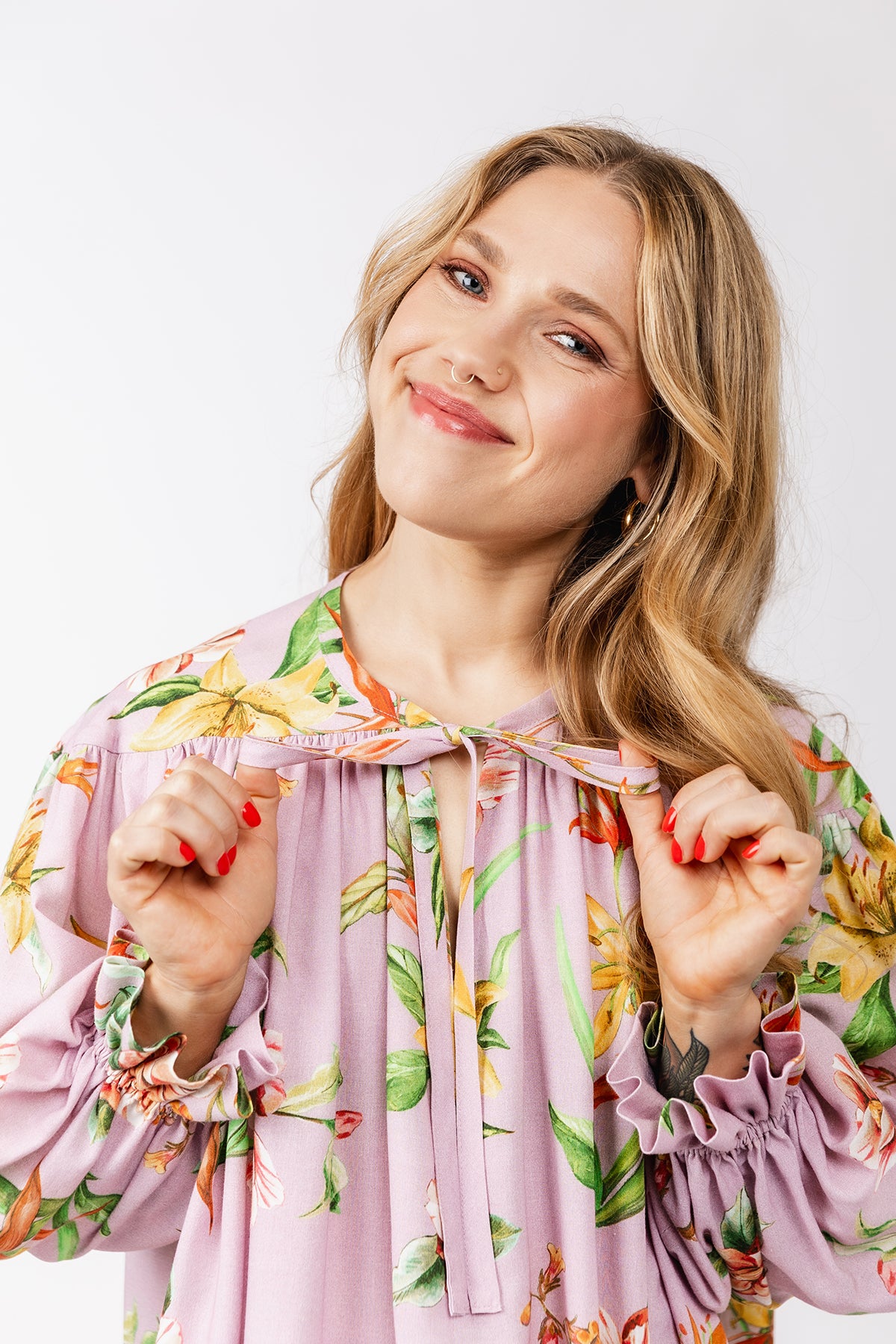 Named Liia Gathered Blouse