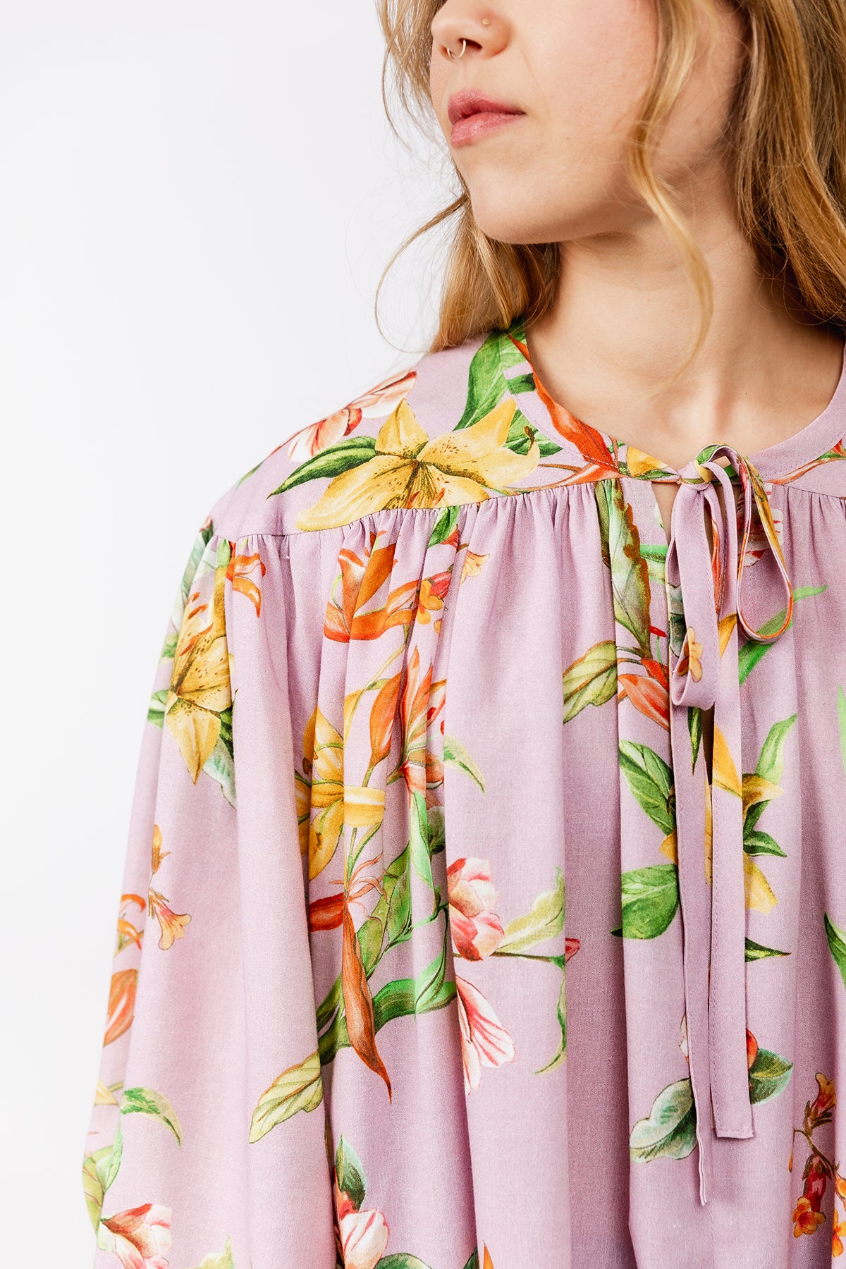 Named Liia Gathered Blouse