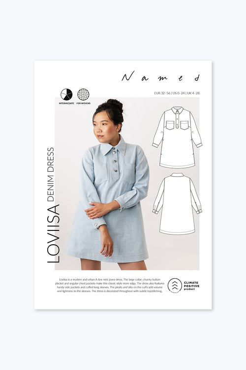 Named Loviisa Denim Dress – The Fold Line