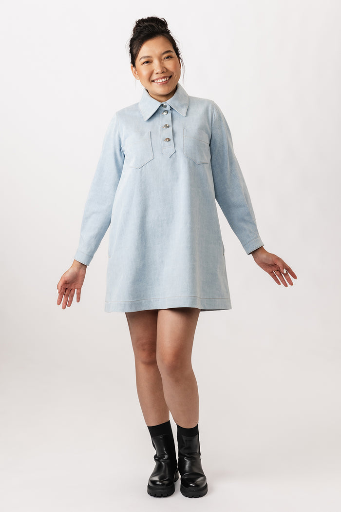 Named Loviisa Denim Dress The Fold Line
