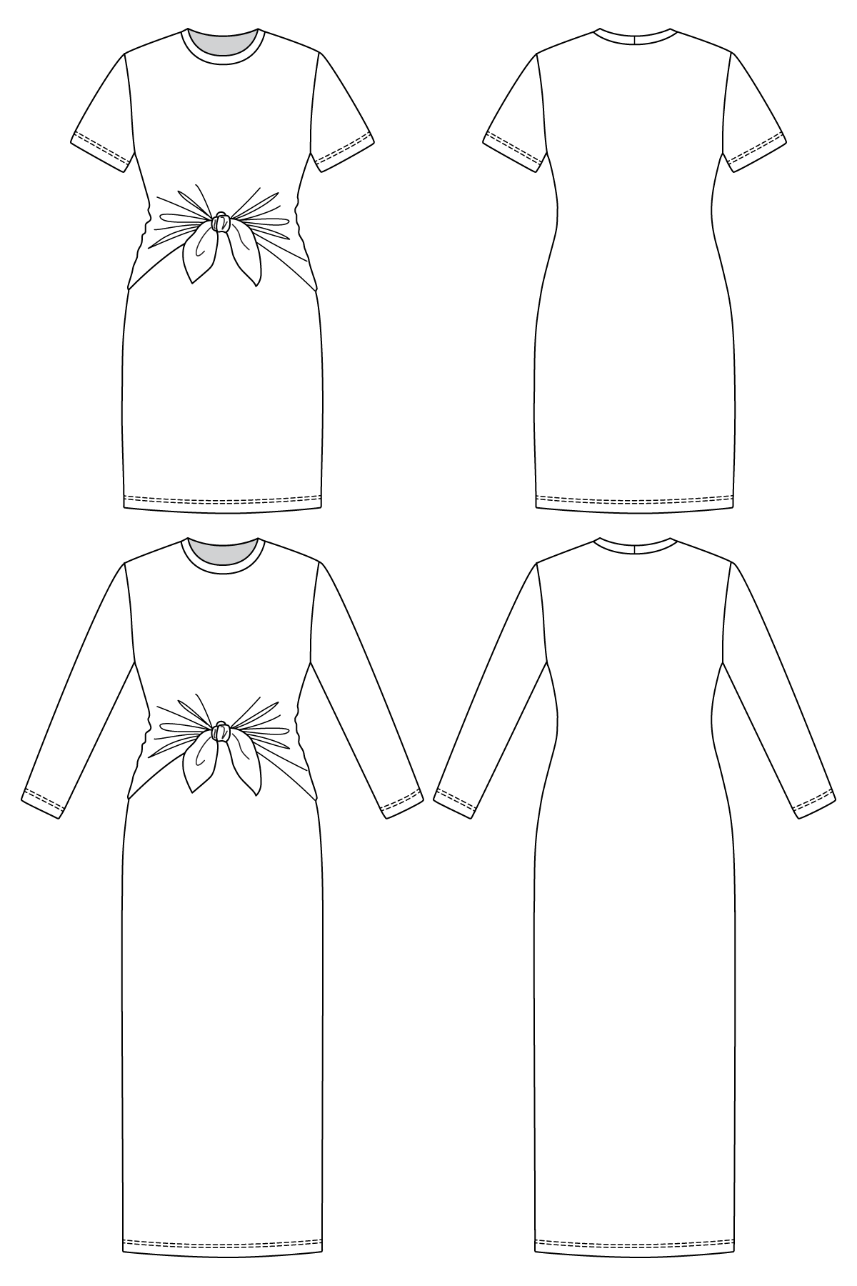 Named Lyyti Tie Front Dress