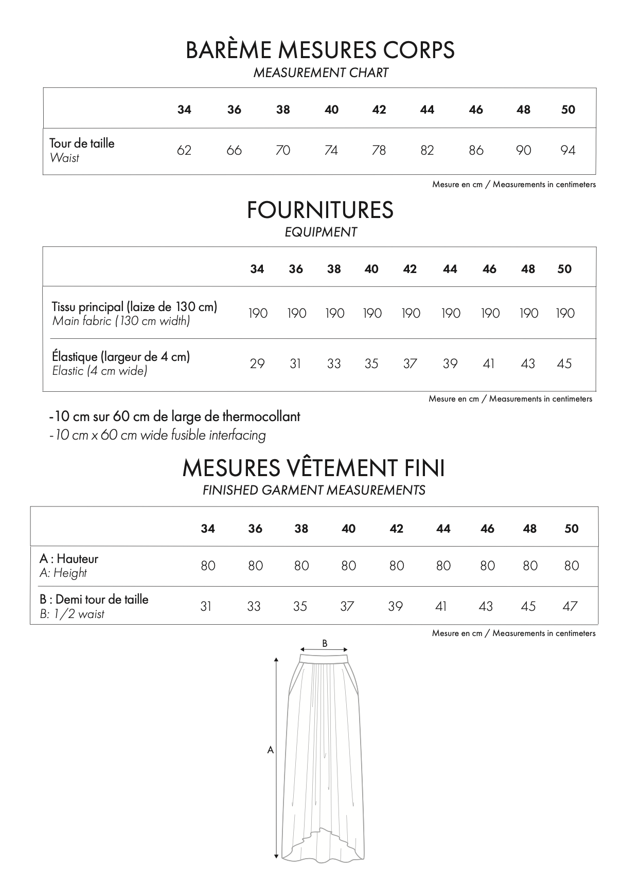 Atelier Brunette La Jupe Déroutante