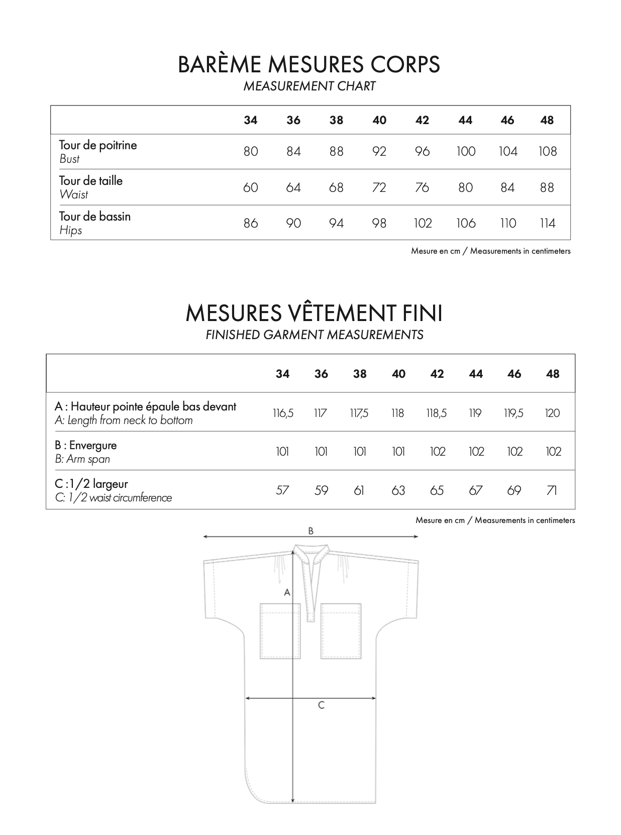 Atelier Brunette La Robe Tunique