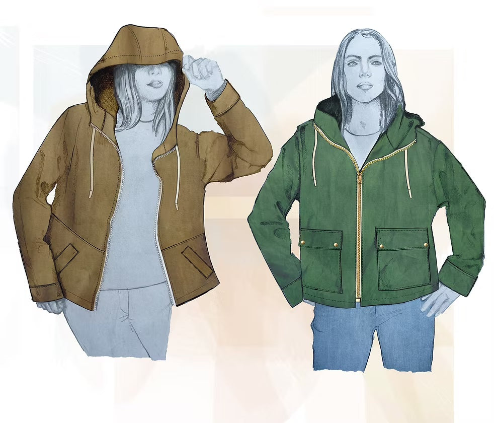 French Navy Laken Jacket