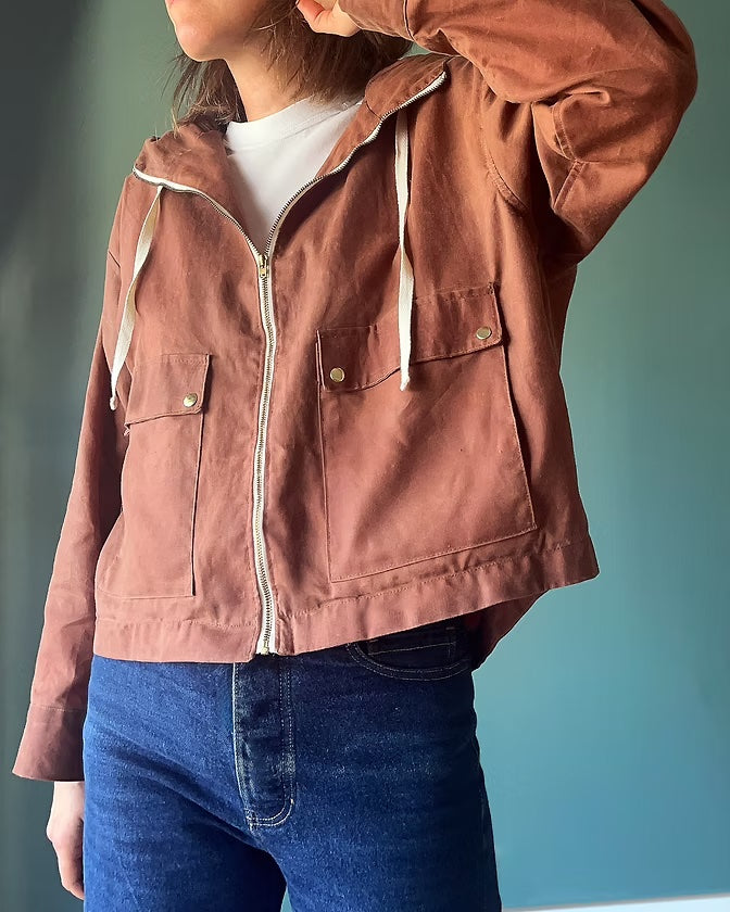 French Navy Laken Jacket