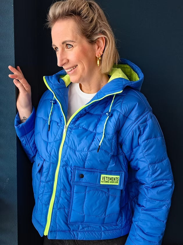 French Navy Laken Jacket