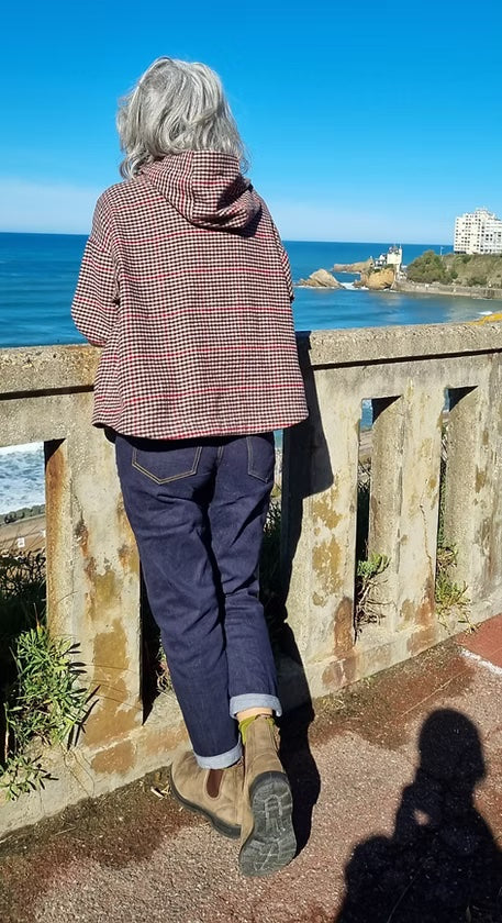 French Navy Laken Jacket