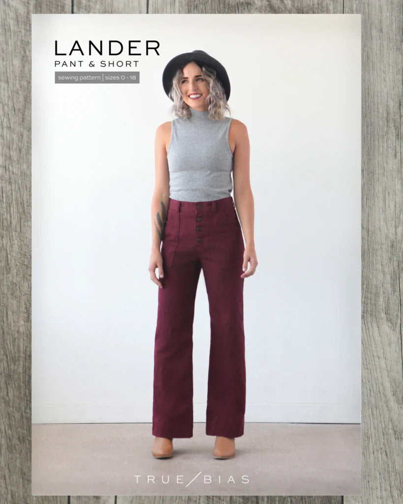Lander Pants & Short Sewing Pattern - True Bias Lander Pants & Short Sewing Pattern - True Bias