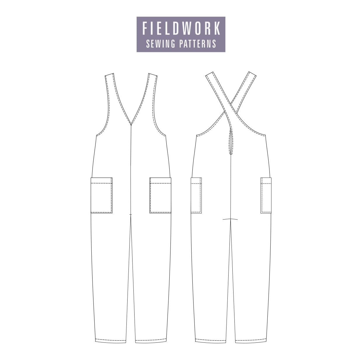 Fieldwork Patterns Lauren Dungarees