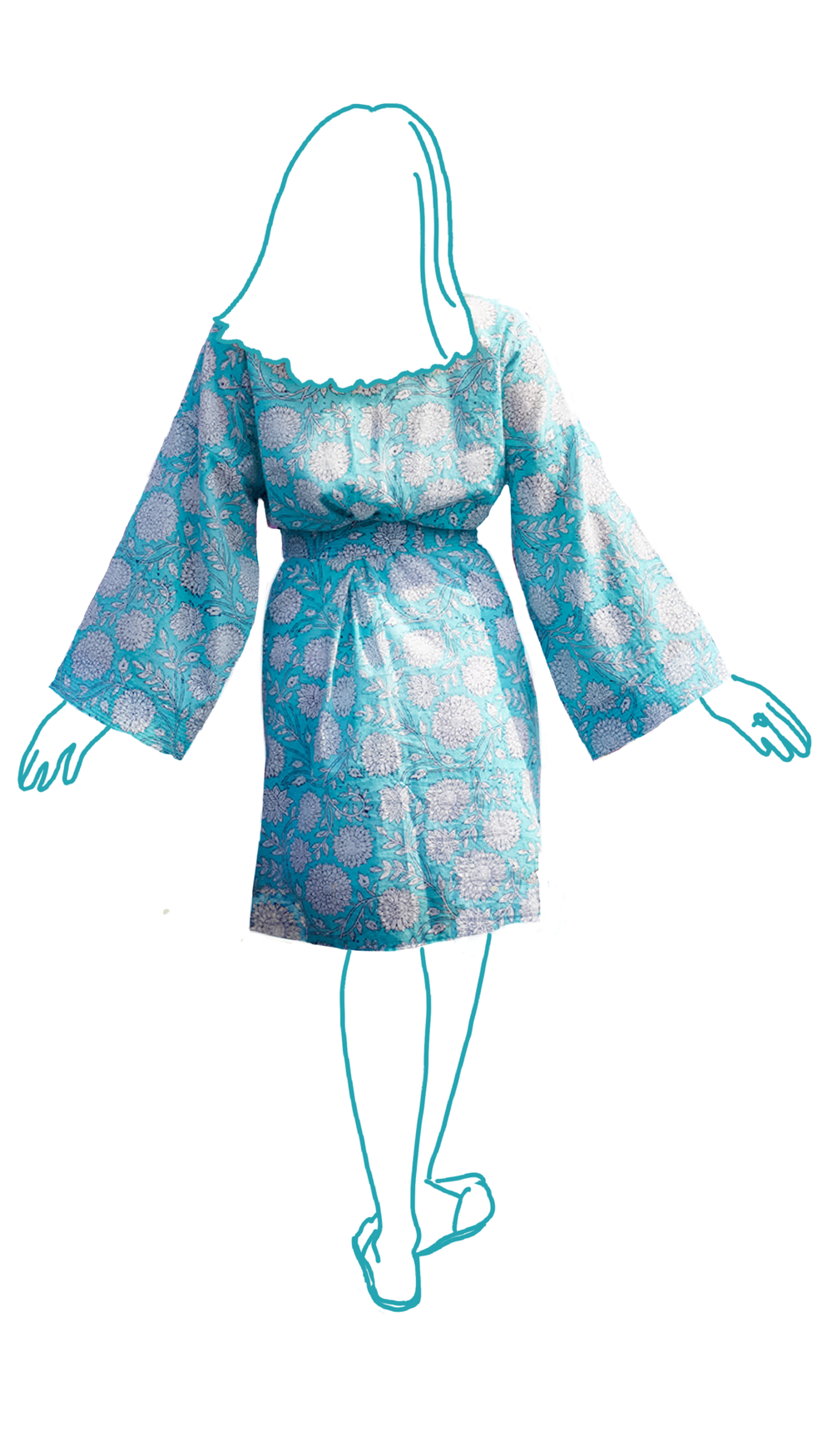 Alice & Co Patterns Lavender Robe
