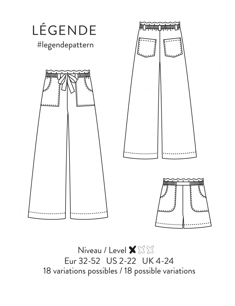 Atelier Scämmit Legende Pants or Shorts