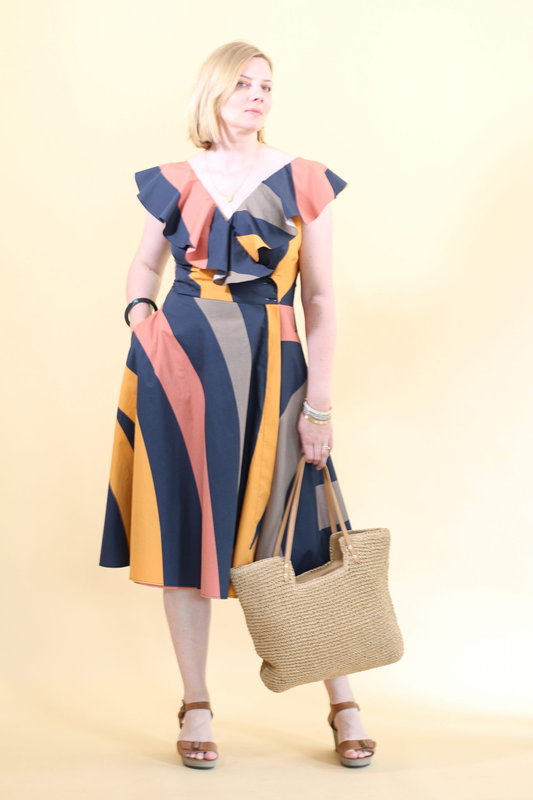 Lenaline Patterns Lessya Dress