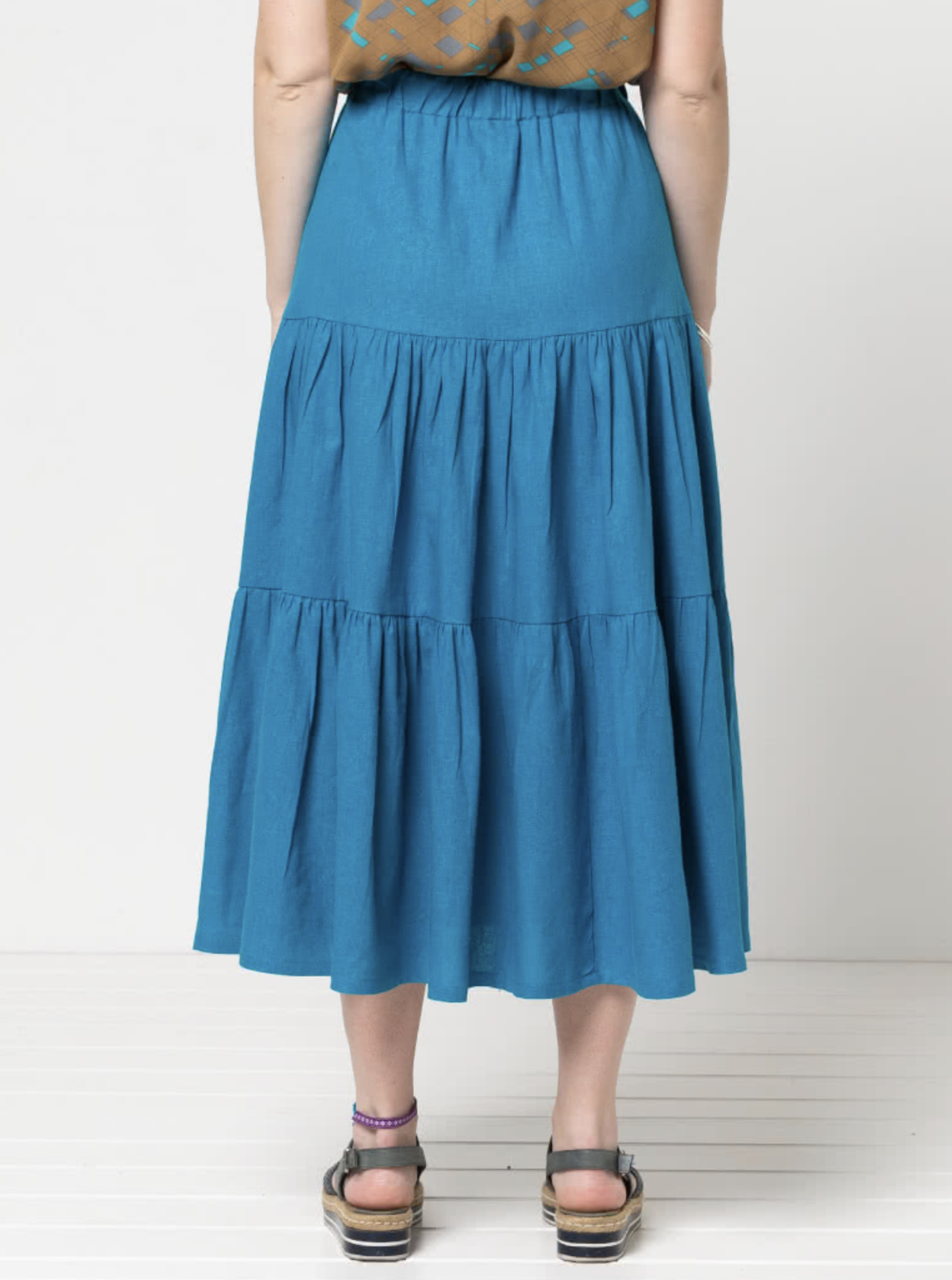 Style Arc Lila Tiered Skirt