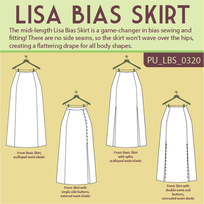 Pattern Union Lisa Bias Skirt
