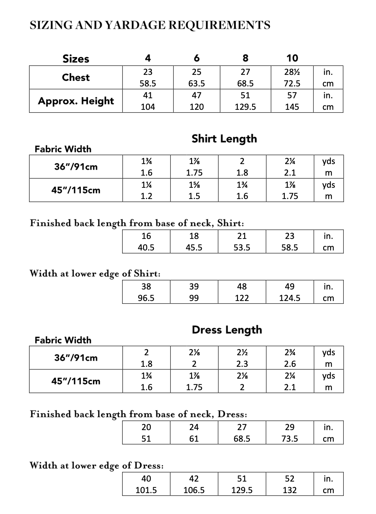 Folkwear 110 Children's Little Kittel