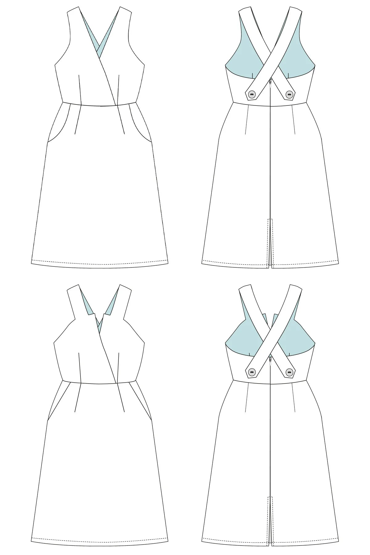 Sew Over It Lorna Pinafore