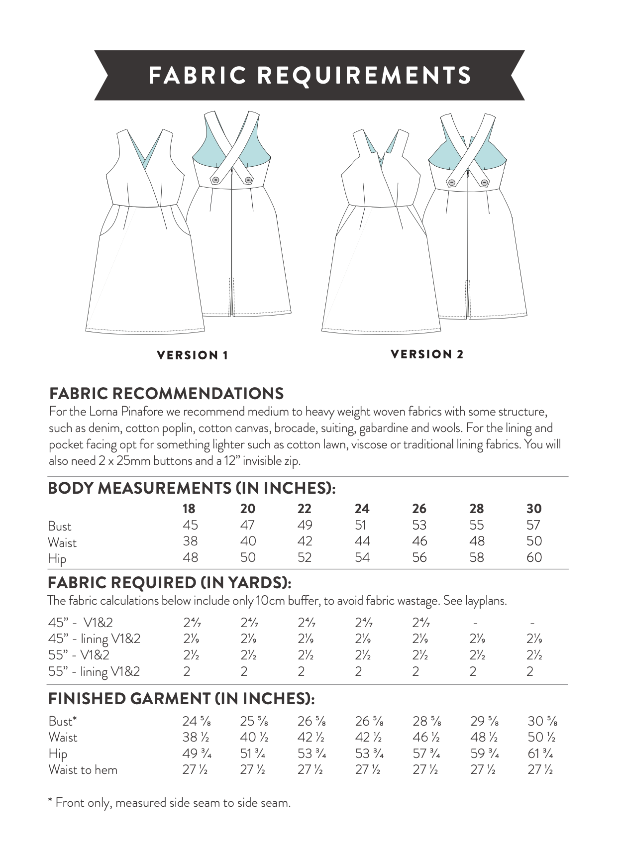 Sew Over It Lorna Pinafore The Fold Line Sew Over It Lorna Pinafore The Fold Line