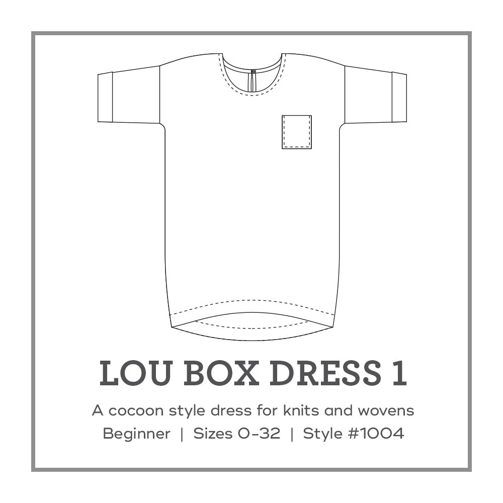 Sew DIY Lou Box Dress 1 The Fold Line Sew DIY Lou Box Dress 1 The Fold Line