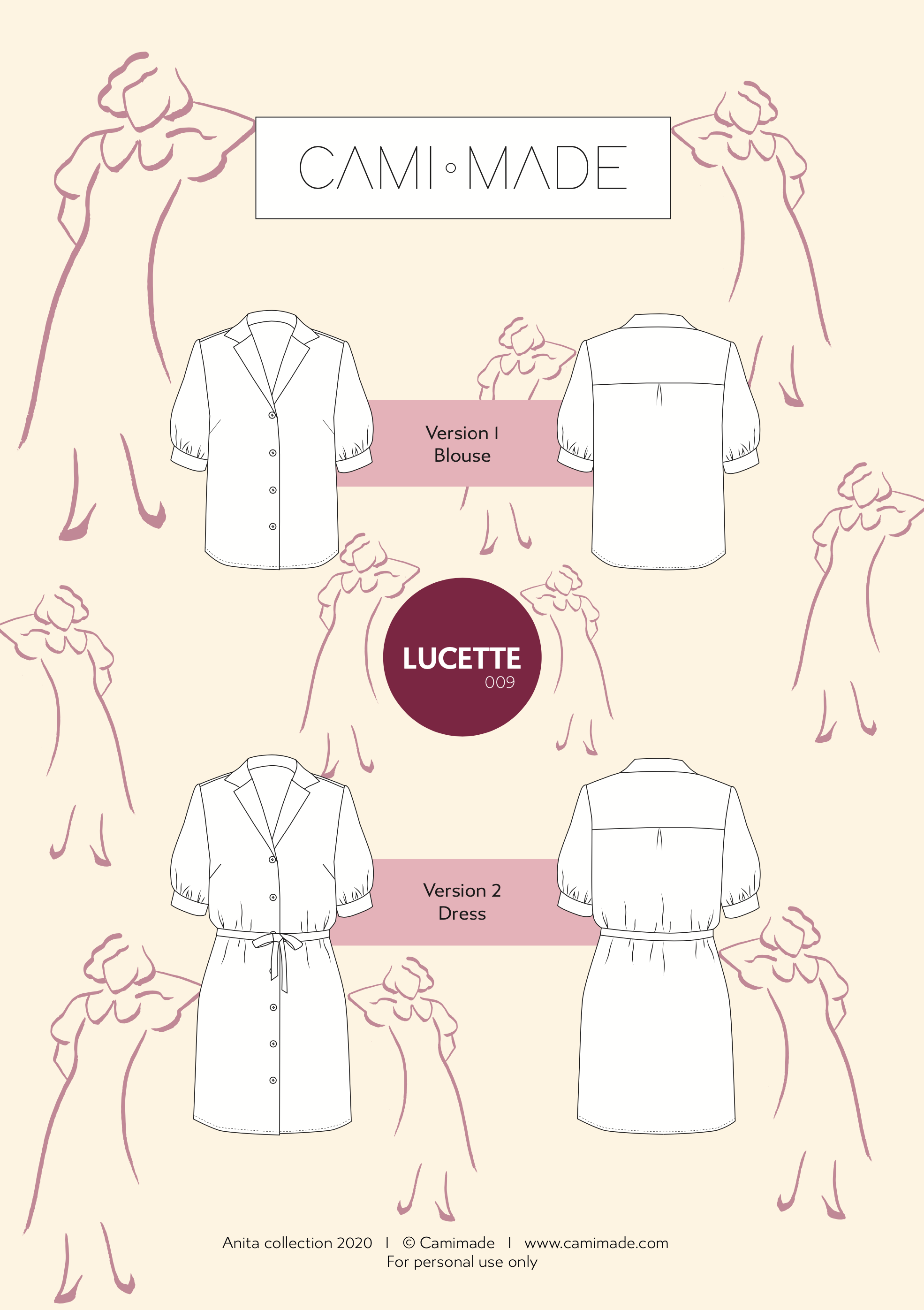 Camimade Lucette Blouse and Dress