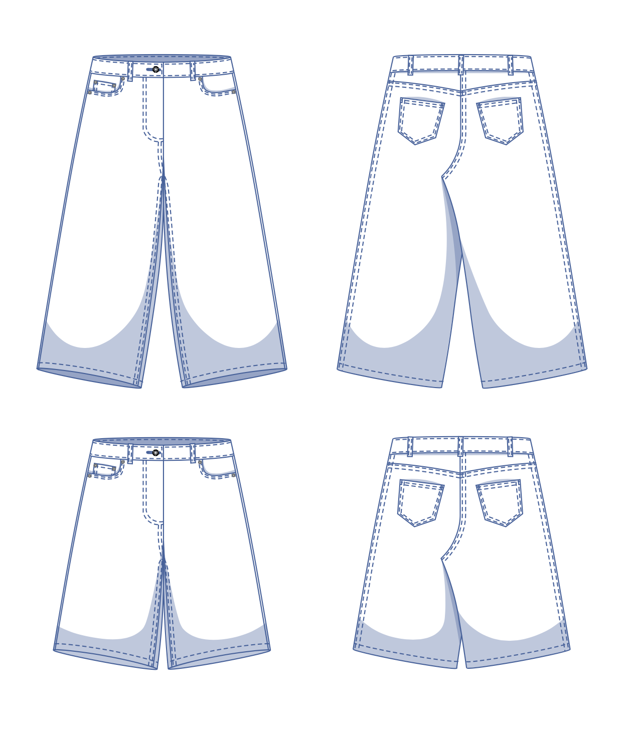 Fibre Mood Lucia Trousers and Bermuda Shorts