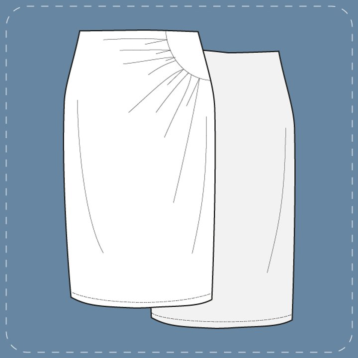 The Pattern Cutters Lunar Jersey Skirt