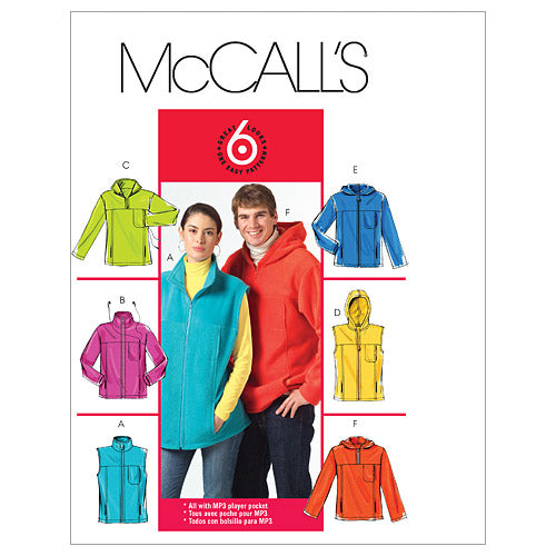 McCalls Unisex Vest and Jacket M5252