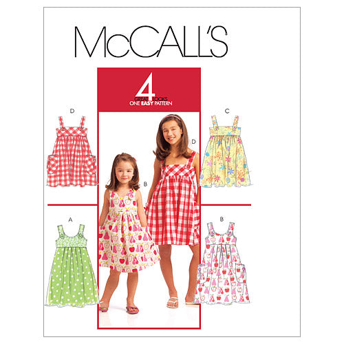 McCalls Child/Teen Dresses M5613