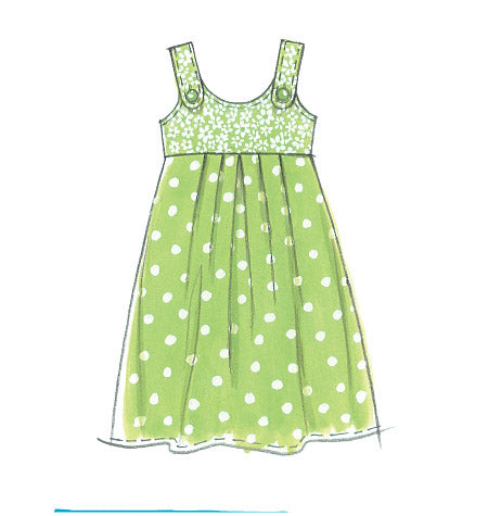 McCalls Child/Teen Dresses M5613