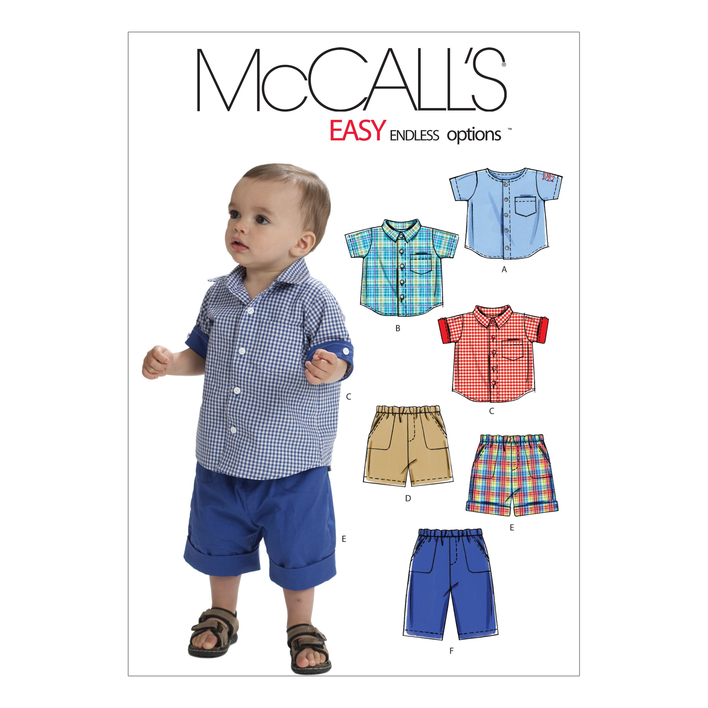 McCalls Babies' Outfits M6016