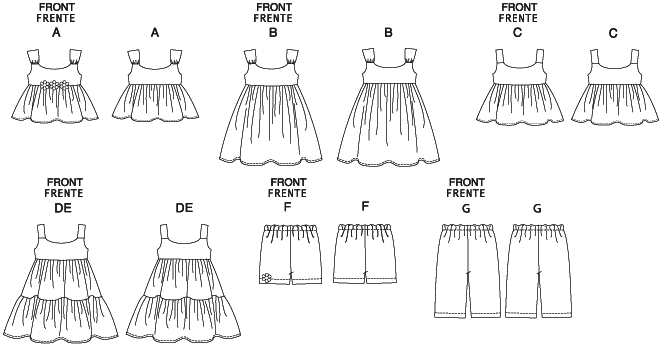 McCalls Baby/Child Outfit M6017