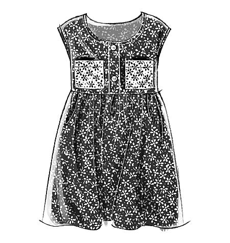 McCalls Child/Teen Dresses, Leggings M6275