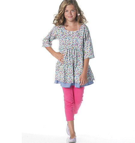 McCalls Child/Teen Dresses, Leggings M6275