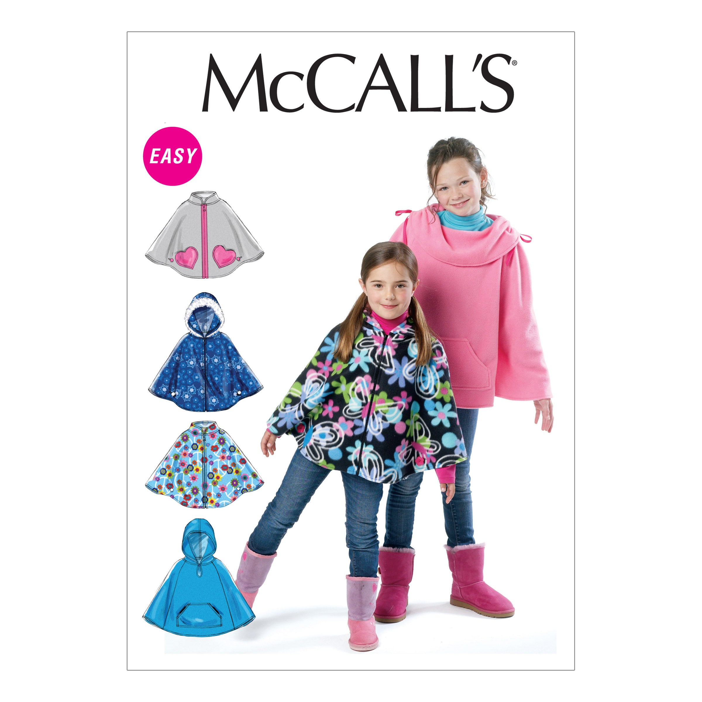 McCalls Child/Teen Ponchos M6431