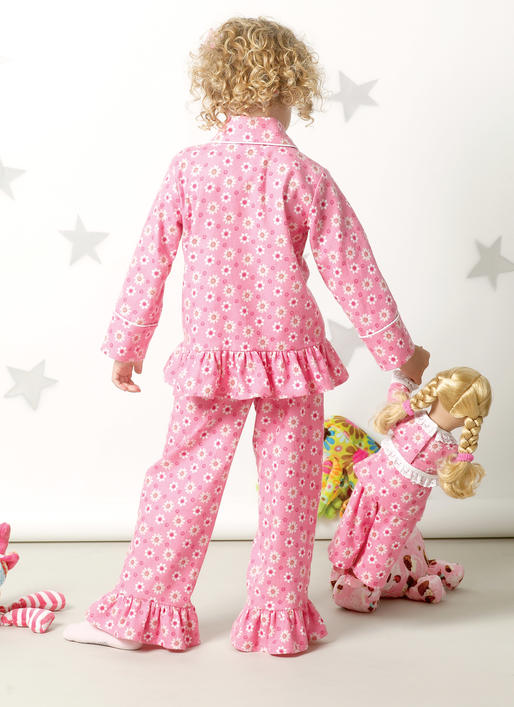 McCalls Baby/Child Nightwear M6458
