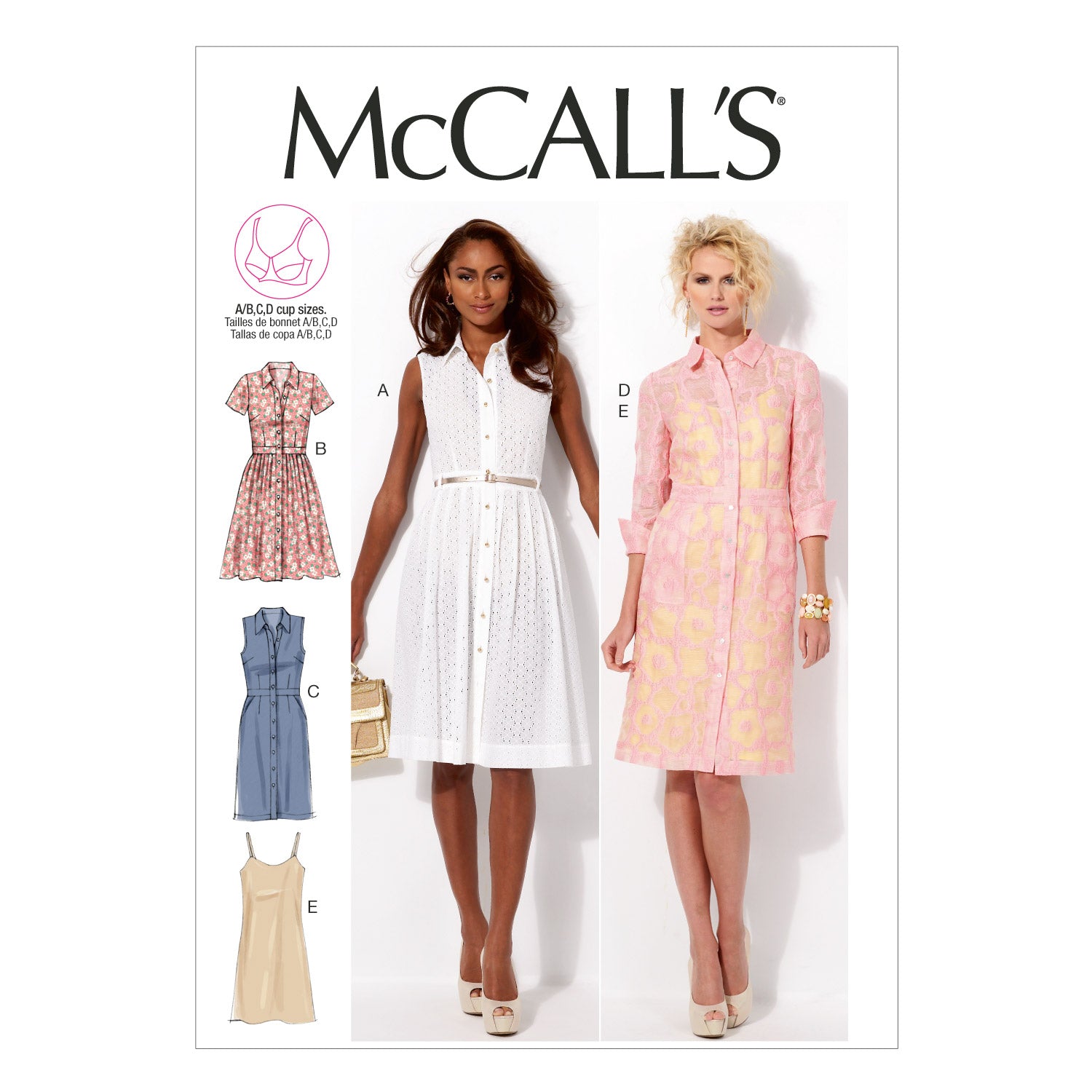 McCalls Dresses and Slip M6696