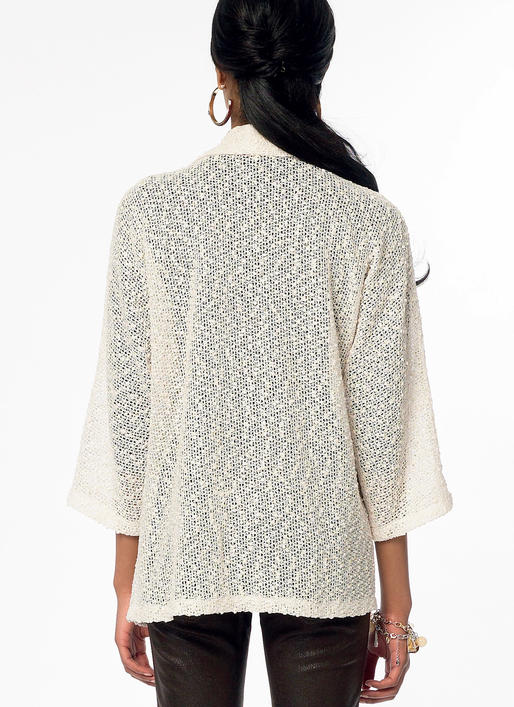 McCalls Cardigans M6802 – The Fold Line - Main Image