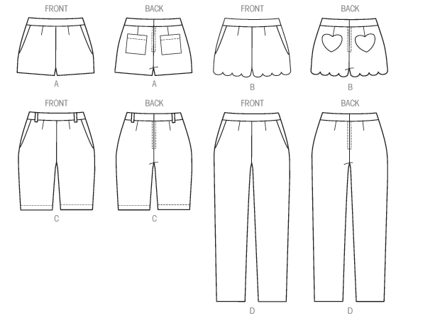 McCalls Shorts and Trousers M6930