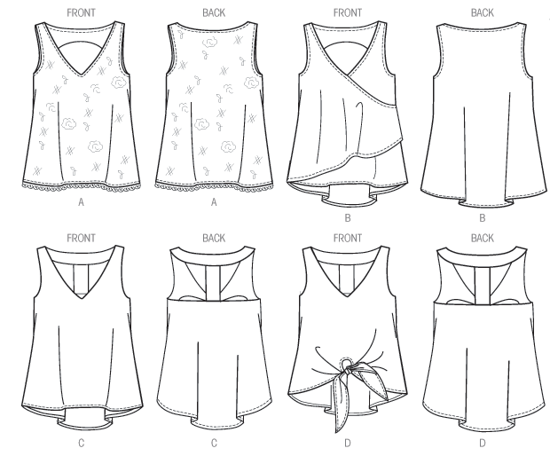 McCalls Tops M6960