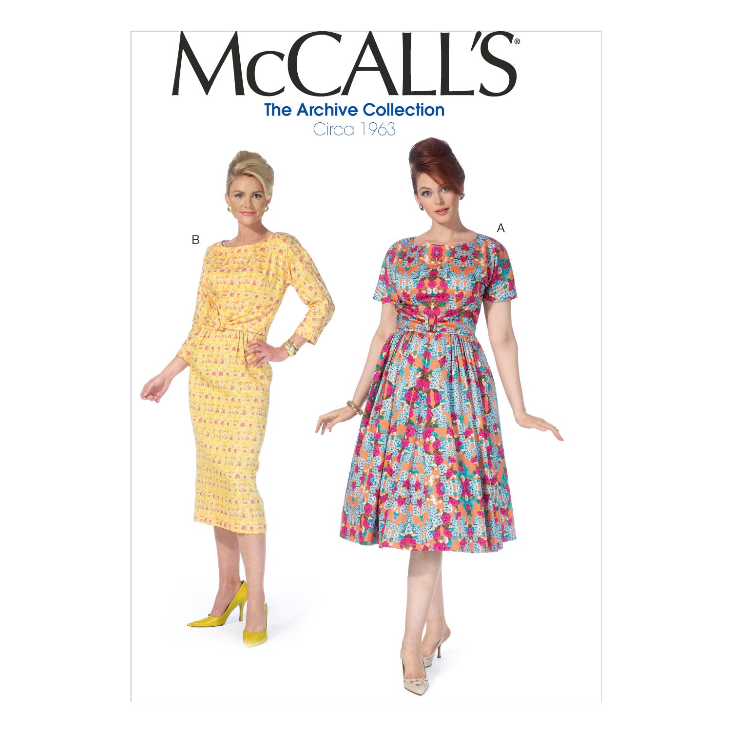 McCalls Vintage Dresses M7086