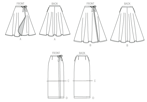 McCalls Skirts M7129